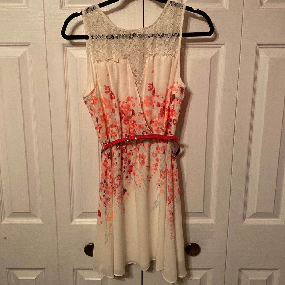 Floral juniors dress
